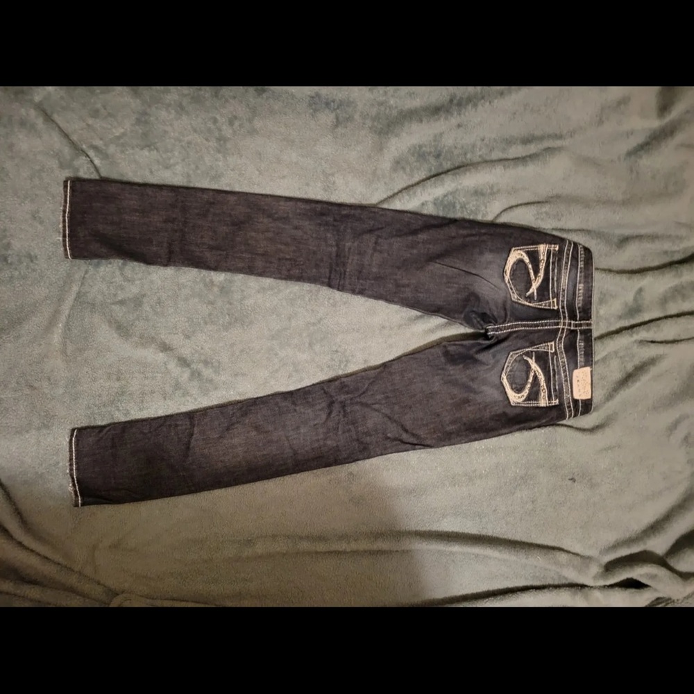 Silver jeans